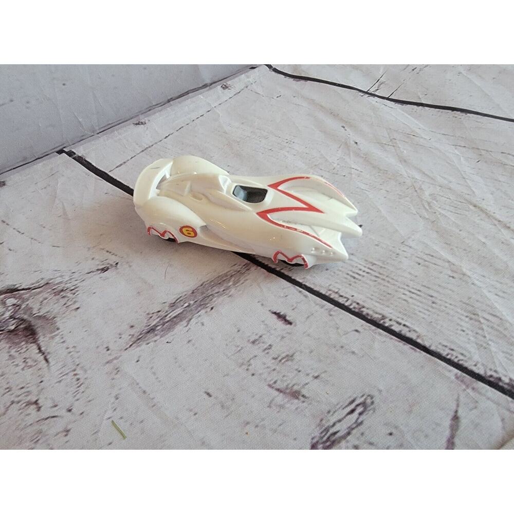 WEBI Speed Racer Mach 5 Pull Back Plastic Toy Cars McDonalds Toy